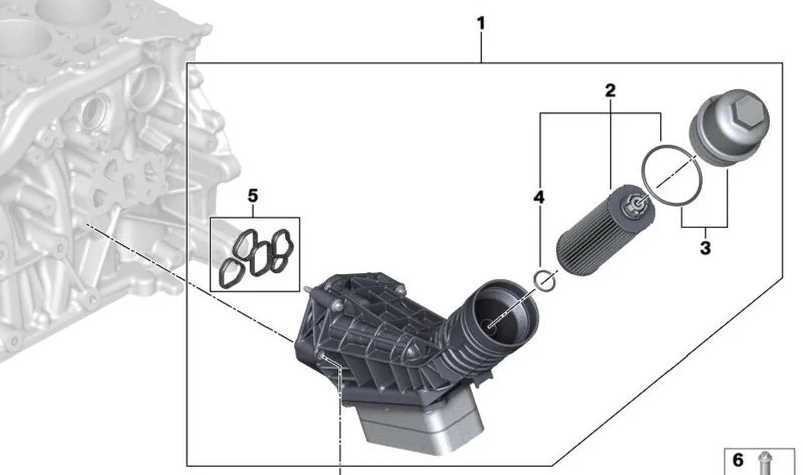 BMW G05 G06 G07 G20… Motor Yağı Filtresi 11429453682