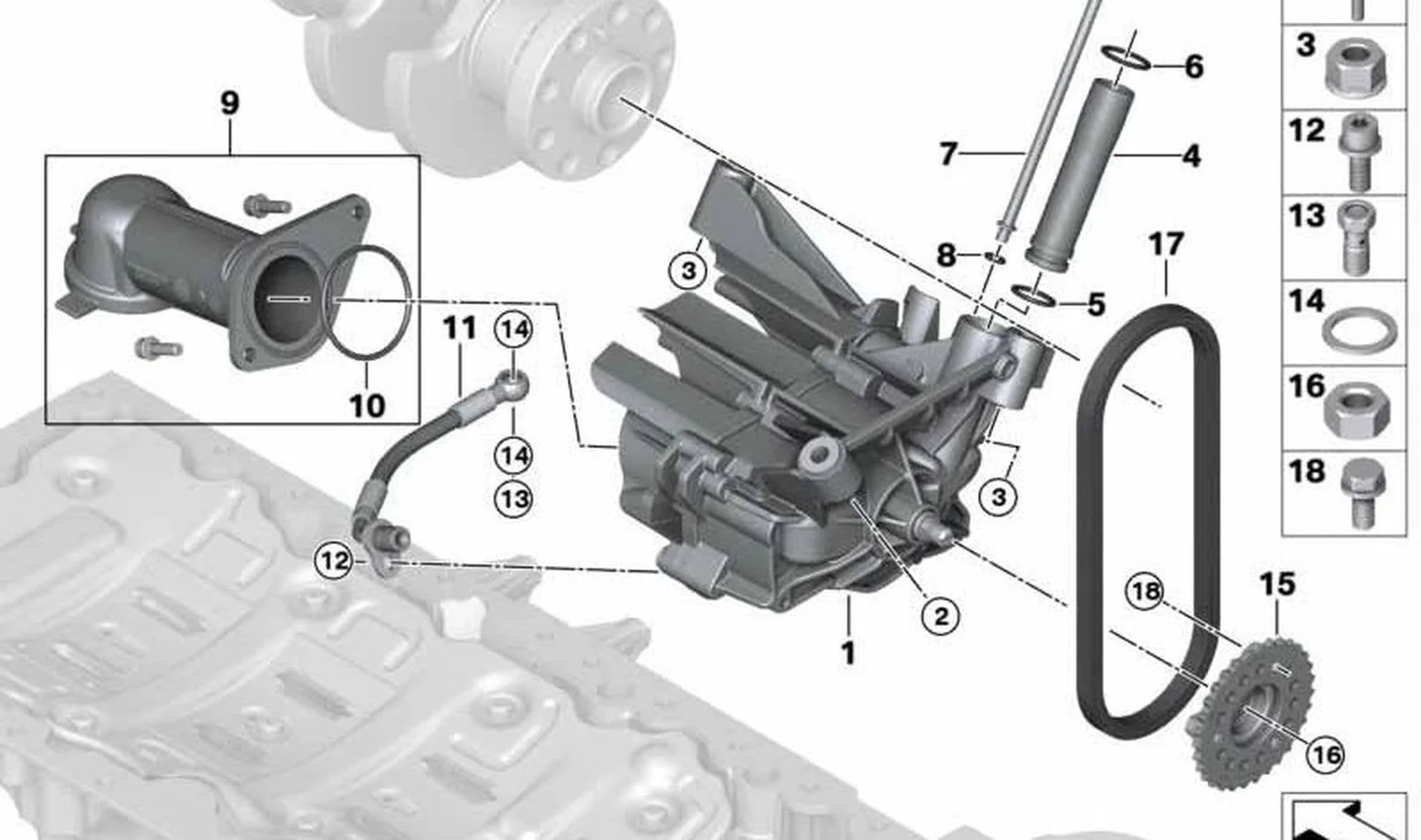 BMW E70 F01 F02 F04… Turbo Yağ Bağlantı Cıvatası 11429847270