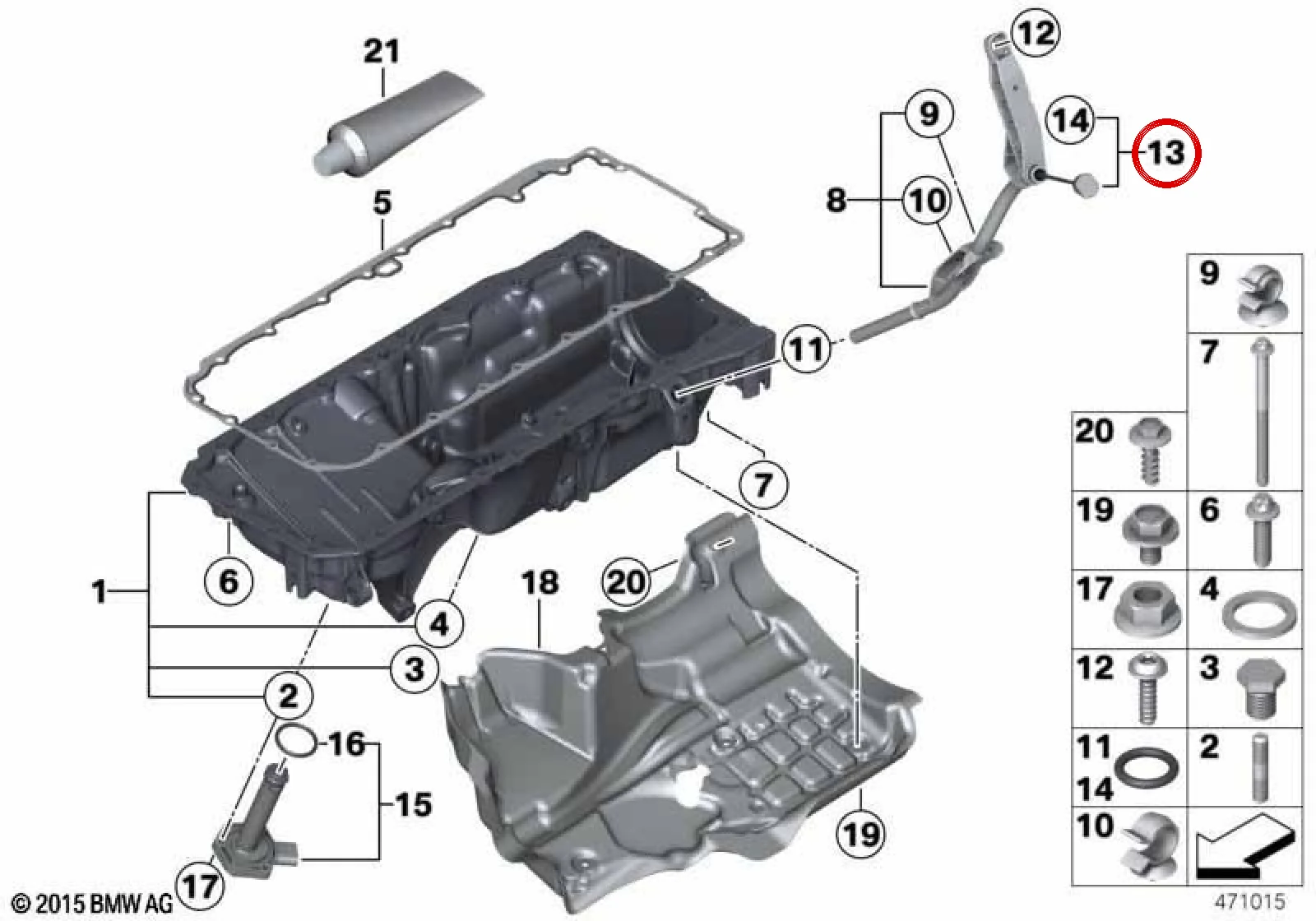 BMW F01 F10 F11 F25… Motor Yağı Ölçüm Çubuğu 11437823522