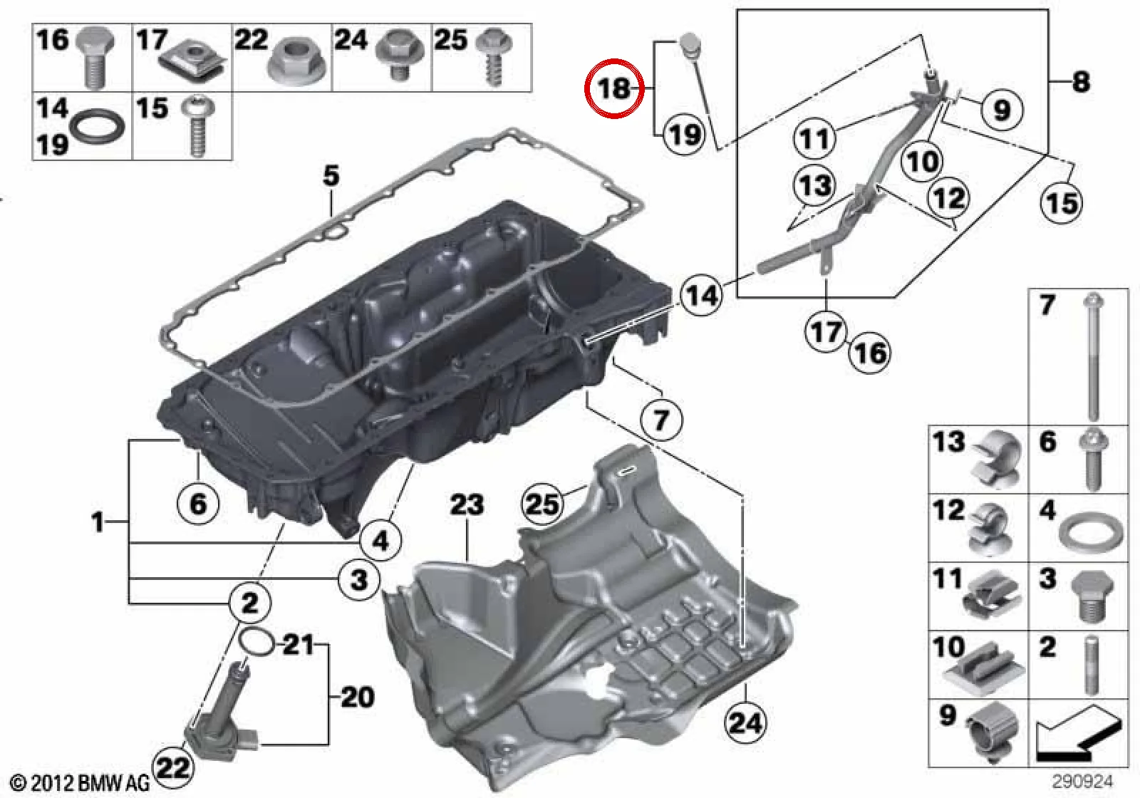 BMW F01 F02 F10 F11 Yağ Seviye Gösterge Çubuğu 11438509381