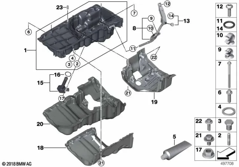 BMW F01 F02 F06 F07… Yağ Ölçme Çubuğu 11438513535