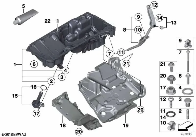 BMW F01 F02 F06 F07… Yağ Seviye Gösterge Çubuğu 11438513536