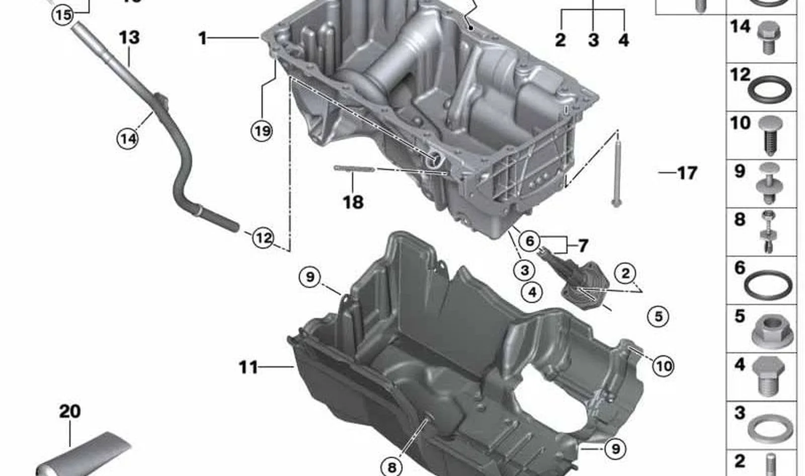 BMW G01 G02 G05 G20… Yağ Ölçüm Çubuğu 11438580048