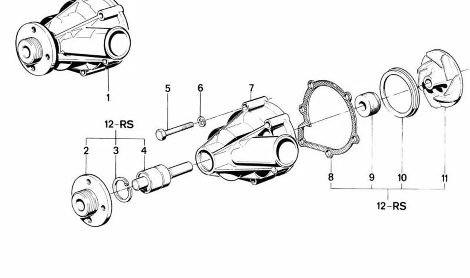 BMW E21 E24 E28 E30… Devirdaim Pompası 11511707415