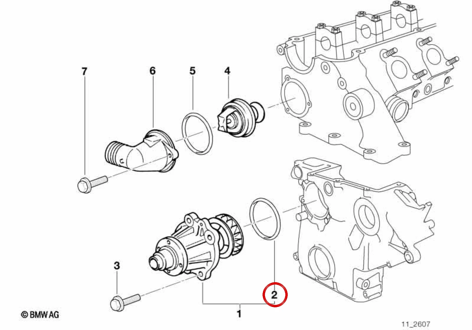 BMW E34 E36 E38 E39… O-Ring Conta 68x5 11511711484