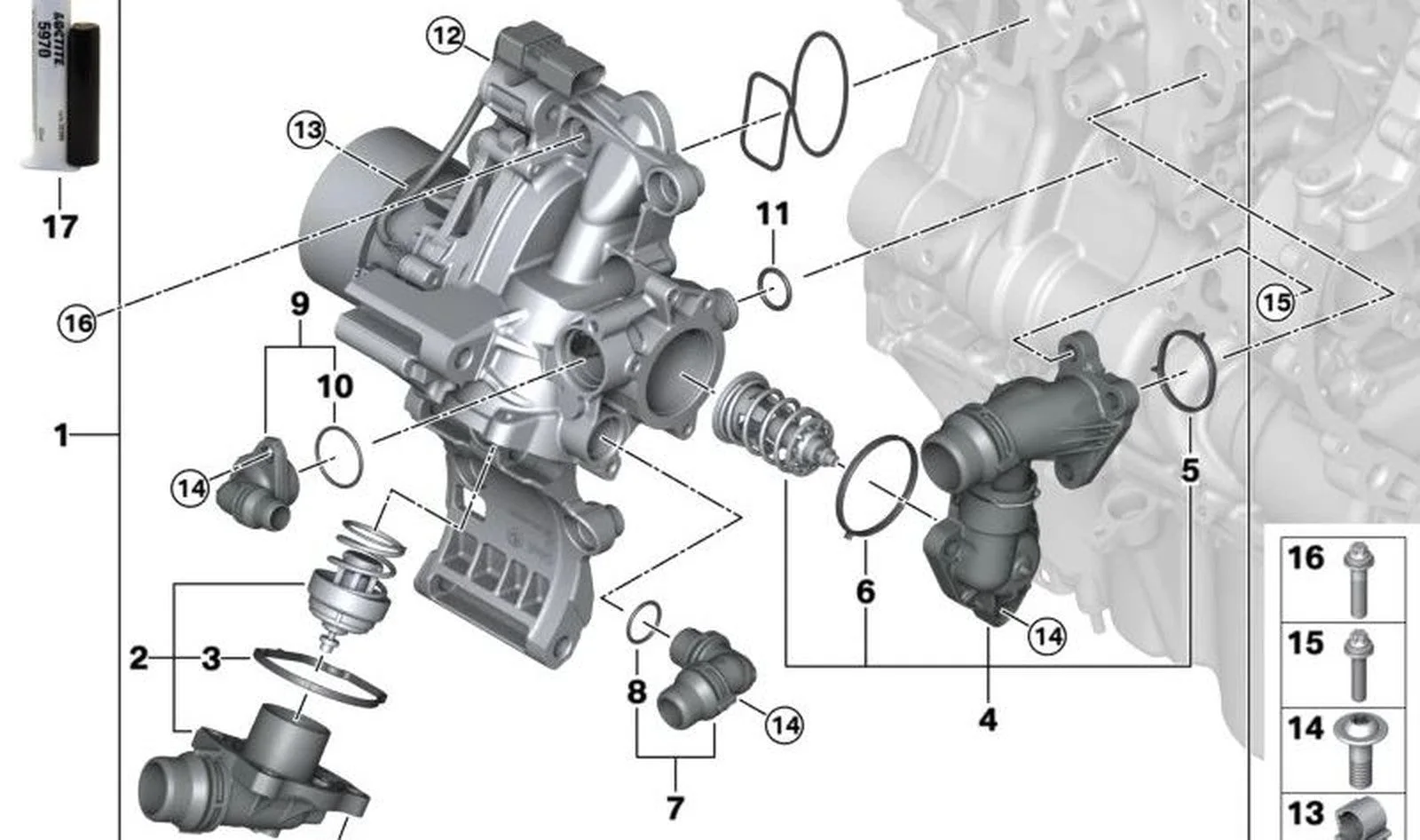 BMW F39 F40 F44 F45… Motor Sızdırmazlık O-Ringi 11518472115