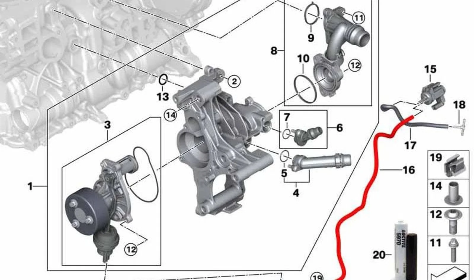 BMW G01 G02 G05 G20… Yuvarlak Kesitli Sızdırmazlık Halkası 11518474930