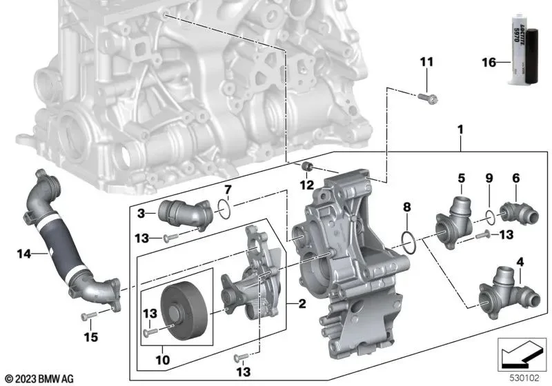 BMW G01 G02 G05 G06… O-Ring Conta NW26 11518482256