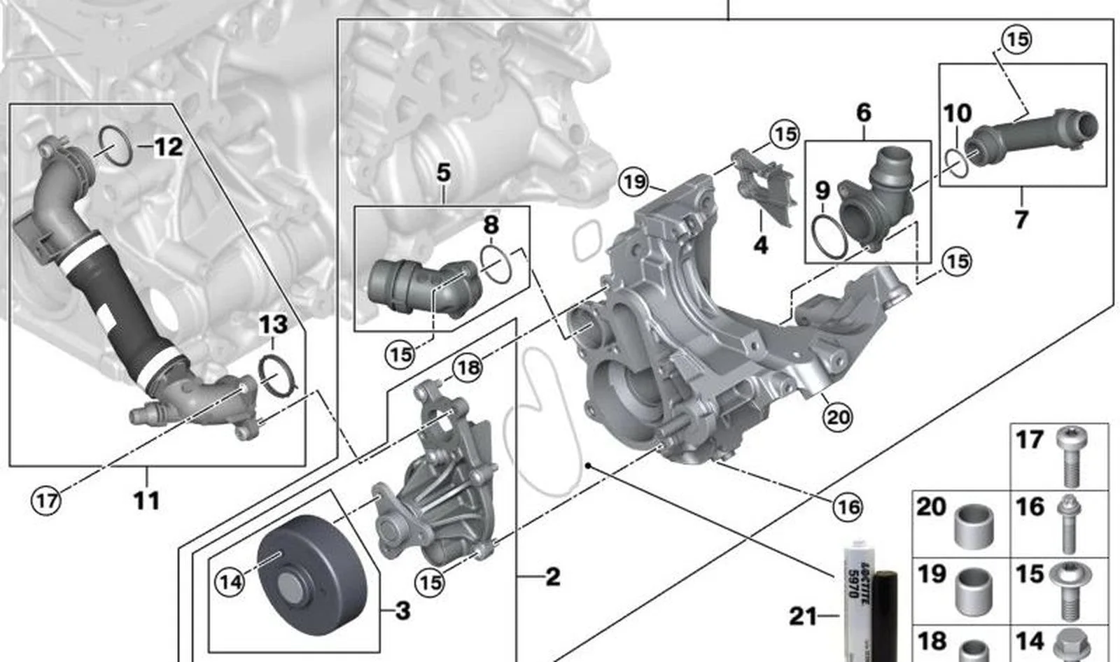 BMW F30 F32 G01 G05… Su Pompası Kasnağı 11518663674