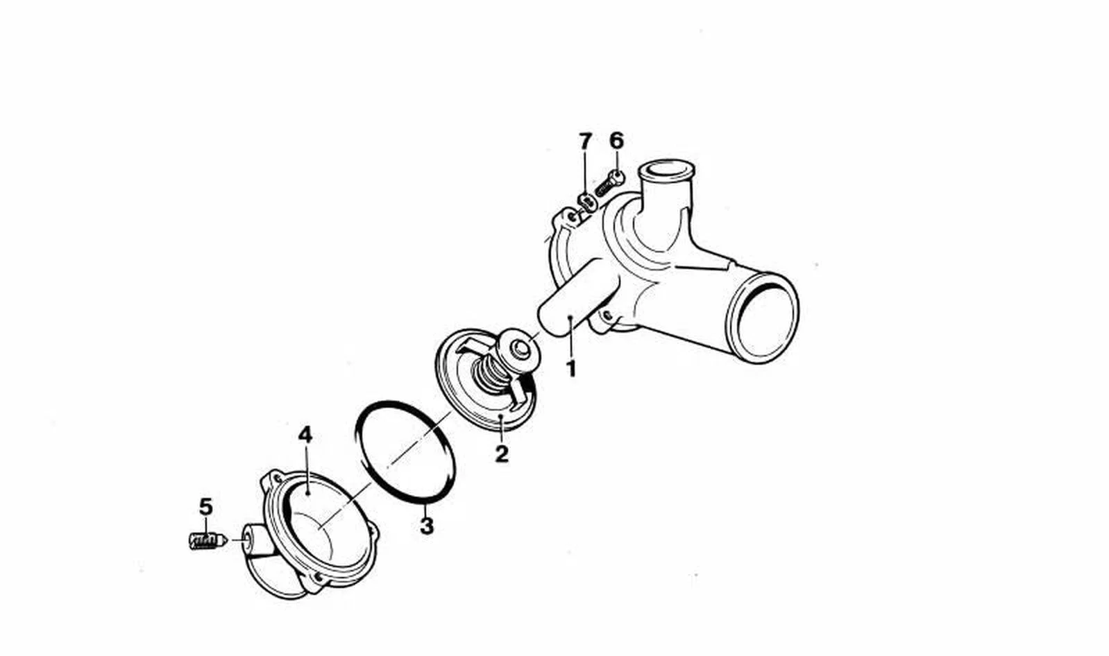 BMW E24 E28 Termostat 11531251041