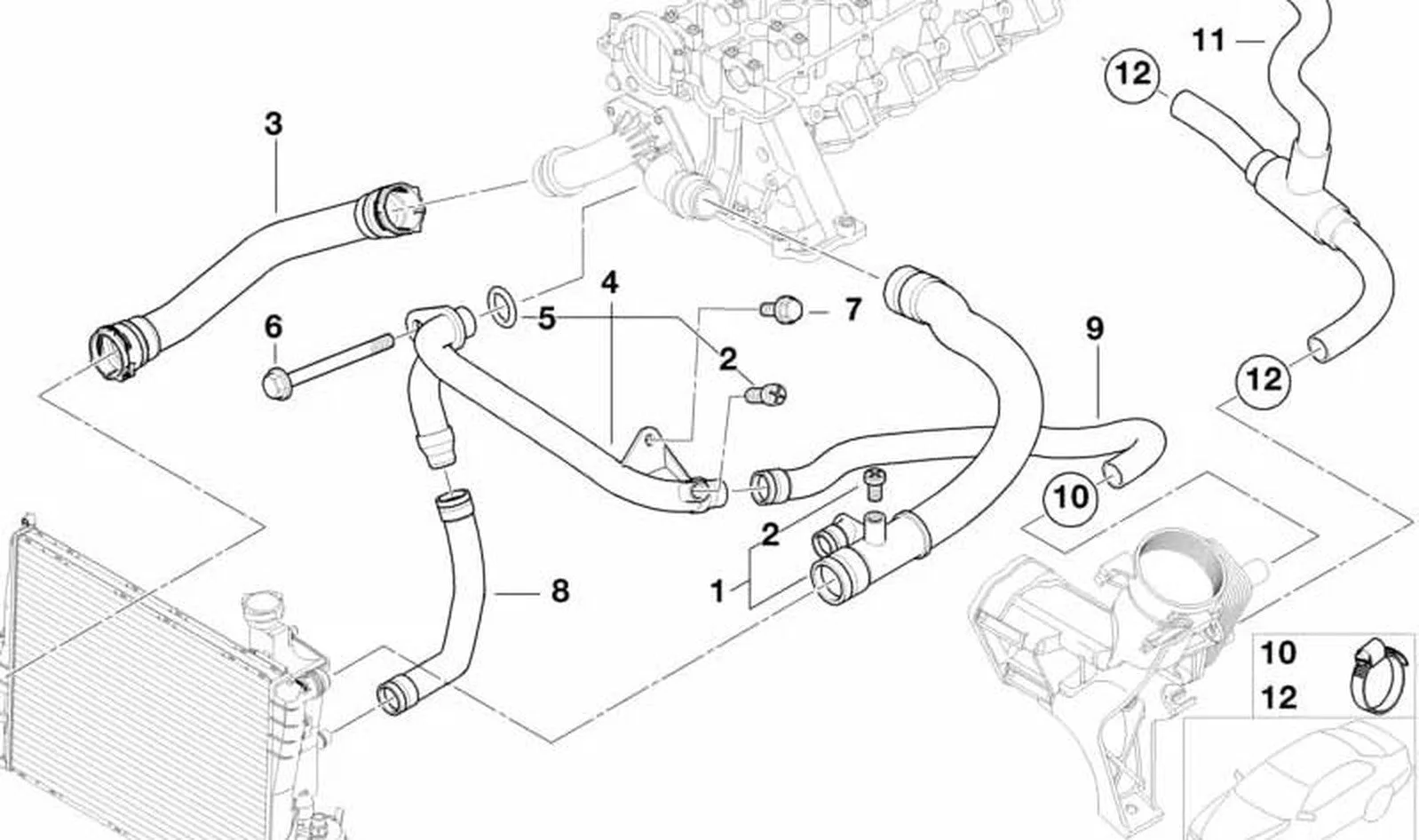 BMW E34 E36 E39 E46… Soğutma Hattı O-Ring Contası 11537786258