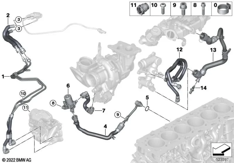 BMW G01 G02 G05 G06… SCR Dozaj Modülü Hattı 11538475191