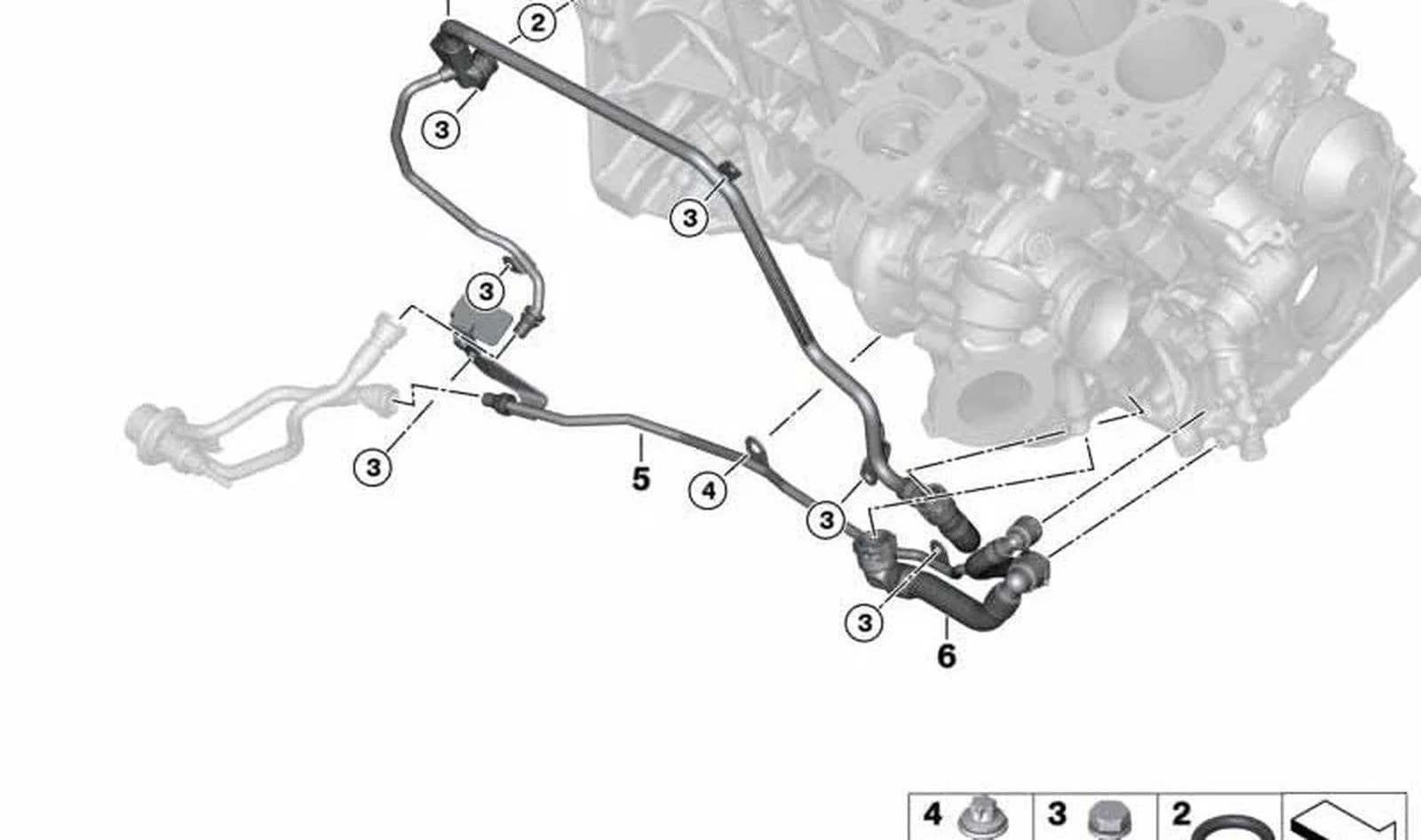 BMW E70 E71 F01 F10… Soğutma Sıvısı Borusu 11538513837