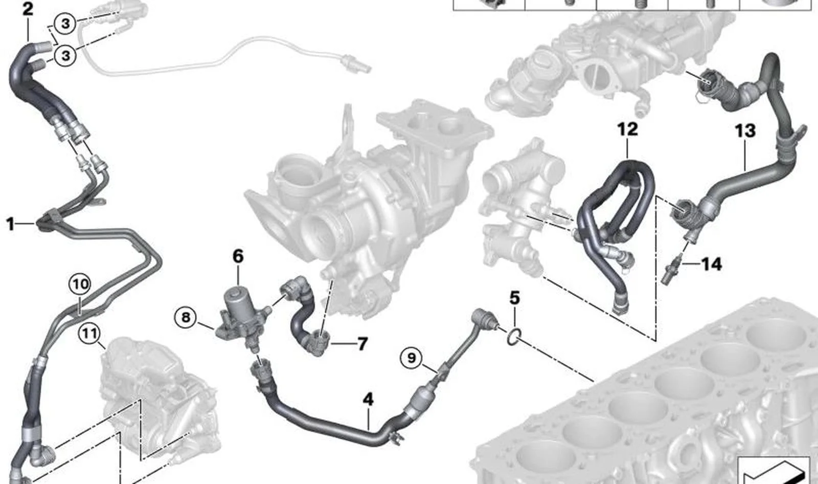 BMW G01 G02 G05 G06… SCR Dozaj Modülü Hortumu 11538597759