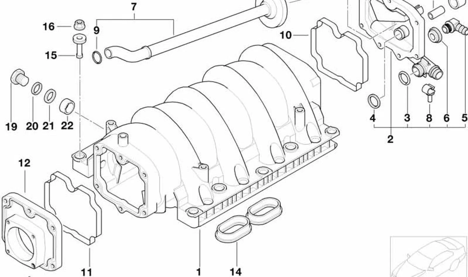 BMW E31 E38 E39 E53 Kapatma Tapası 11611704792