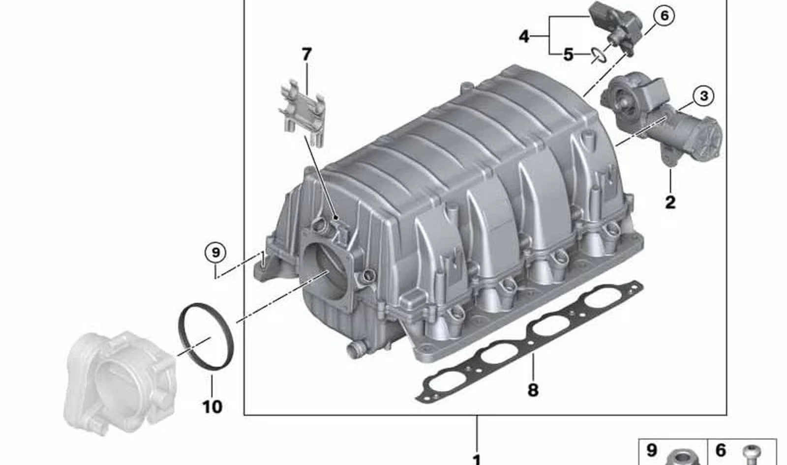 BMW E53 E60 E61 E63… Emme Sistemi Parçası 11617537882