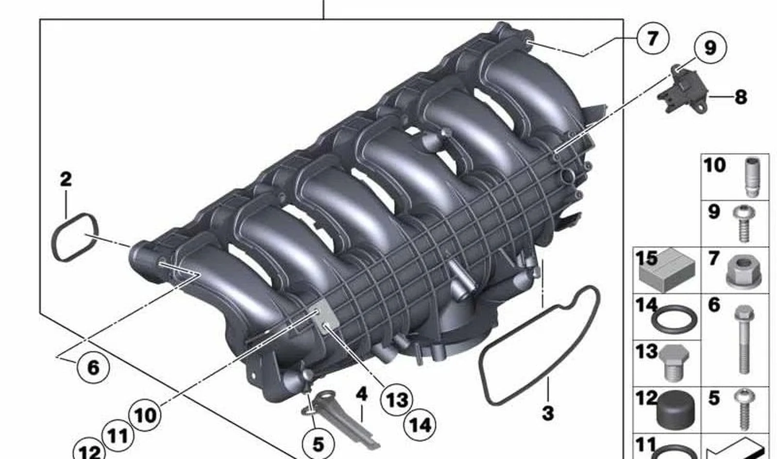 BMW E70 E71 E82 E84… Depo Havalandırma Valfi Braketi 11617595195