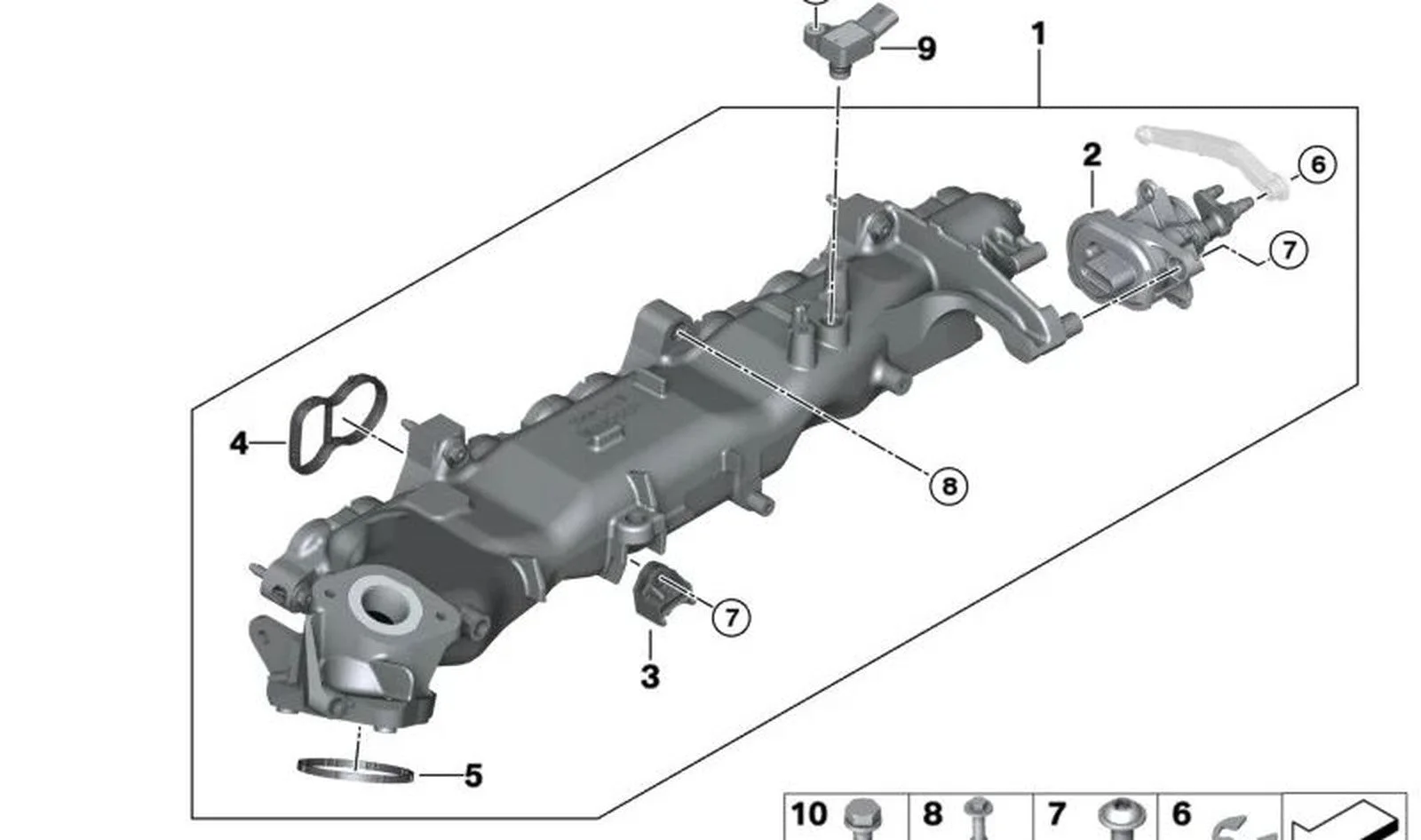 BMW G01 G02 G05 G06… EGR Valf Kontrol Desteği 11617925799