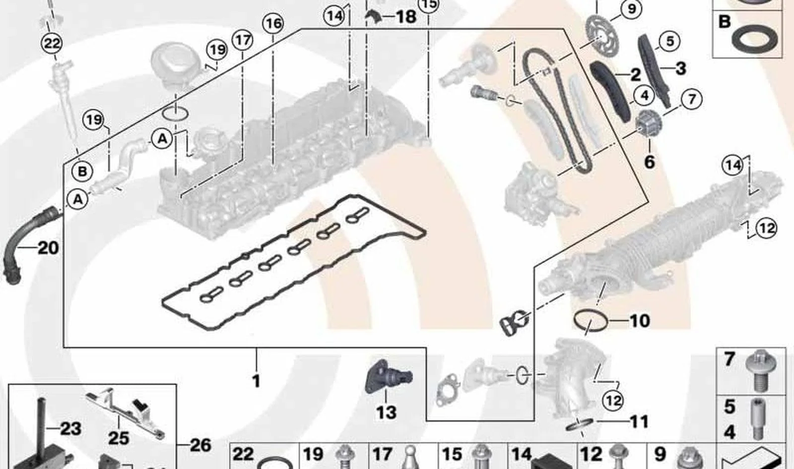 BMW F01 F02 F06 F07… Emme Kanalı Bağlantı Elemanı 11618512374