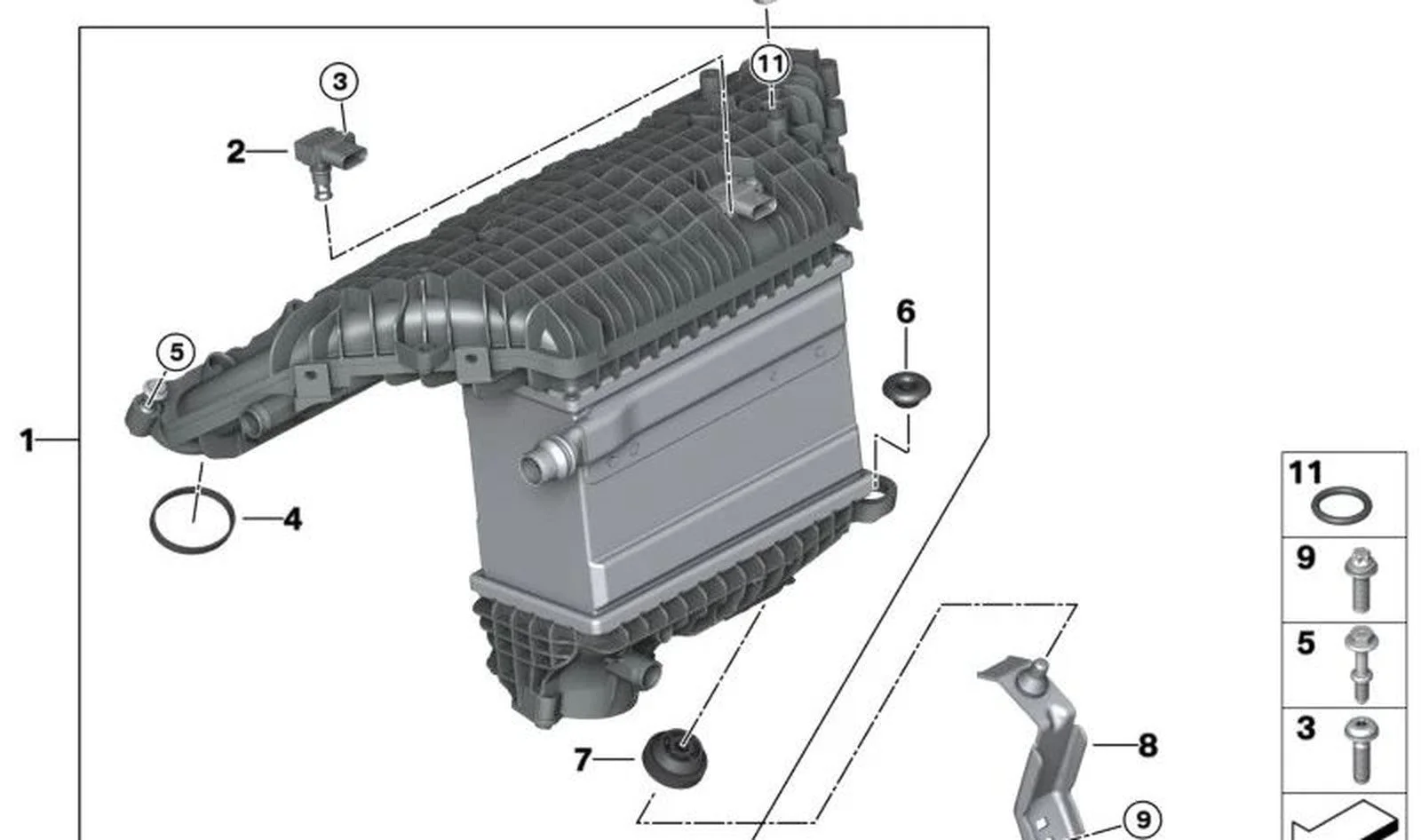 BMW F20 F21 F22 F23… Emme Sistemi Sabitleme Cıvatası 11618583174