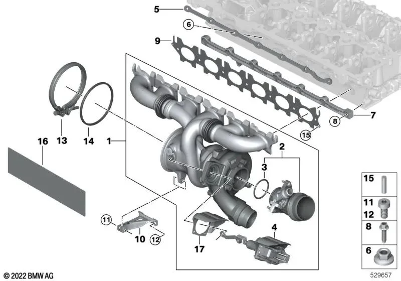 BMW G01 G02 G20 G22… Emme Sistemi O-Ring Conta 52x4 11619489696