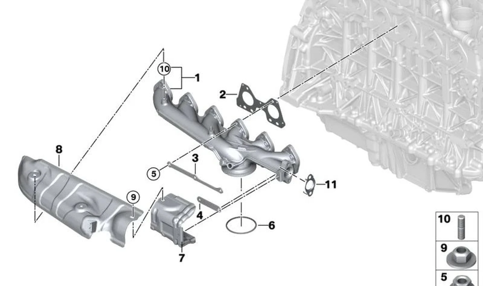 BMW E70 E71 E90 E91… Motor Bölümü Koruyucu Isı Sacı 11628511809