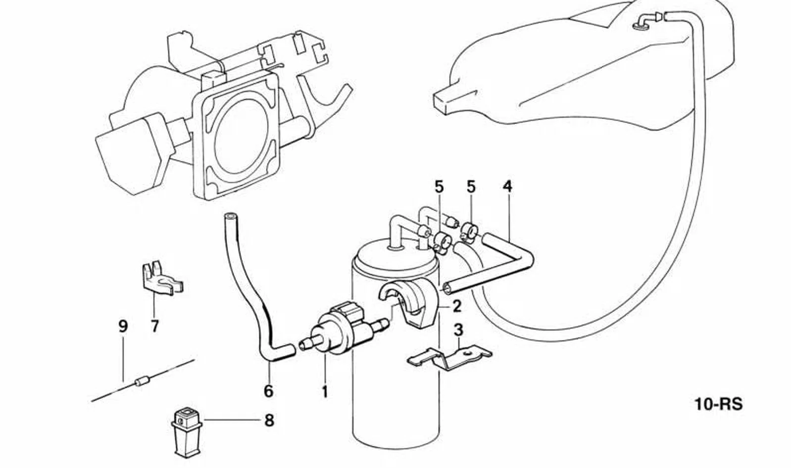 BMW E24 E28 Kalibreli Hava Valfi Takımı 3,0 mm 11641740189