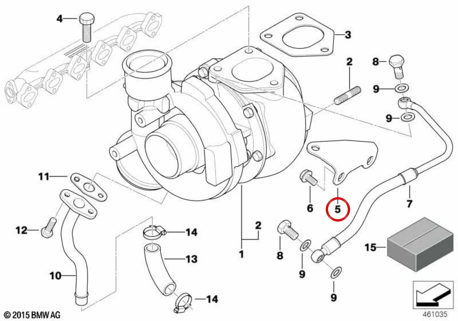 BMW E38 E39 E46 E53… Egzoz Tutucu Braketi 11652248056