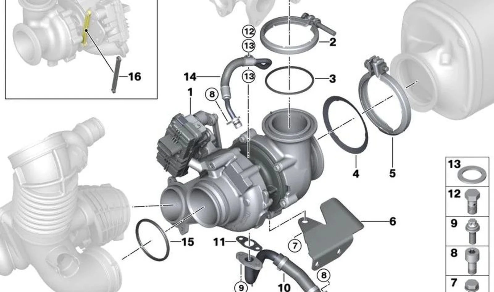 BMW E70 E71 E90 E91… Destek Braketi 11657799760