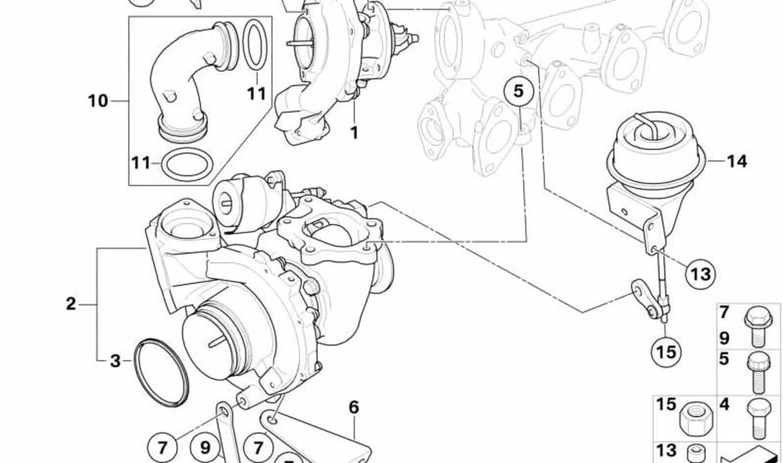 BMW E81 E82 E84 E87… Altıgen Başlı Cıvata M6x12 11657804866