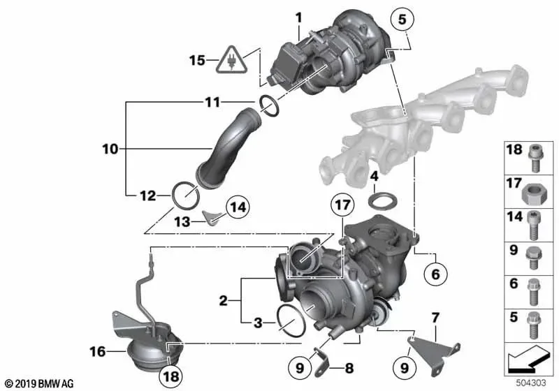 BMW E70 E71 F01 F07… Bağlantı Borusu 11657808168