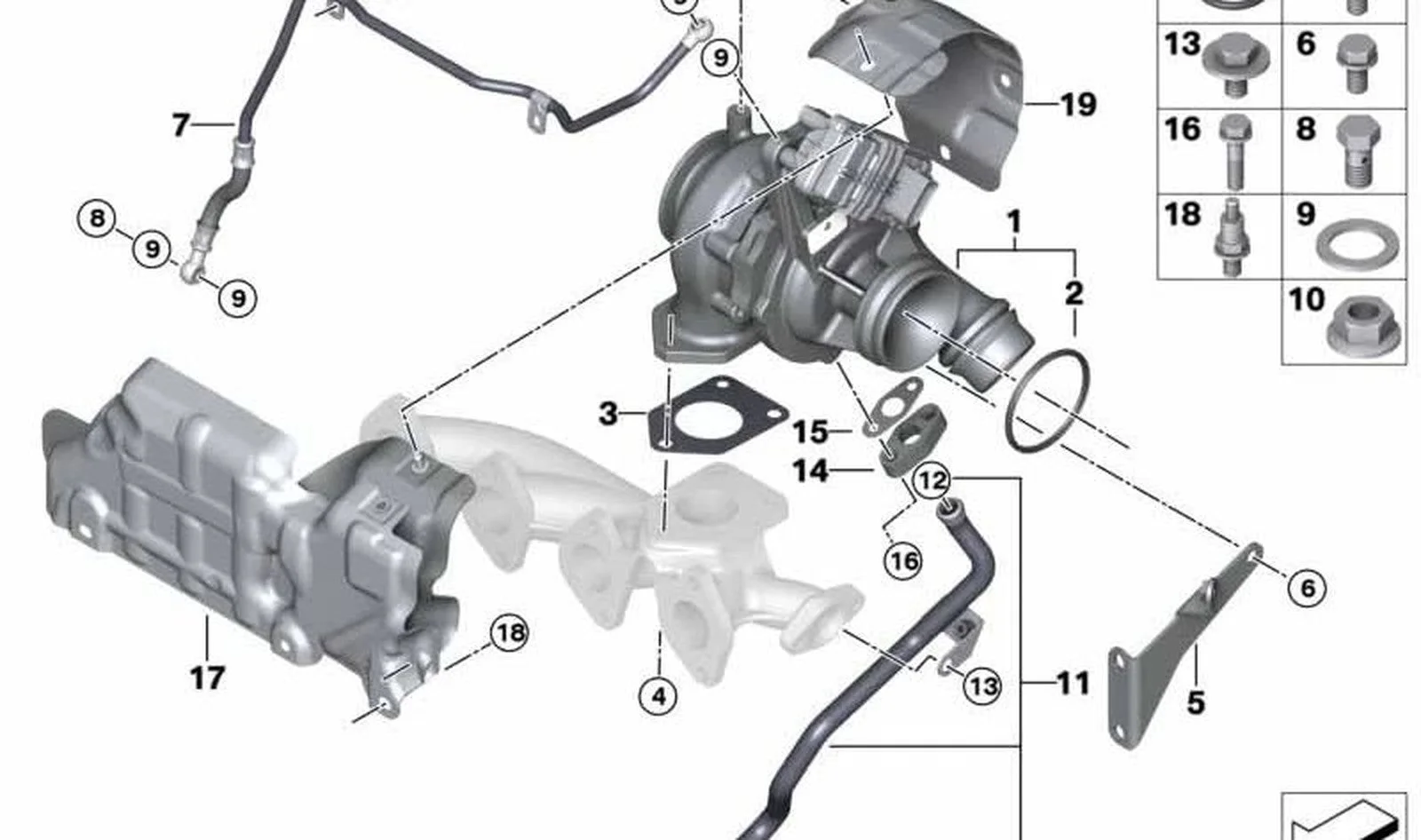 BMW R55 R56 R57 R58… Turbo Flanşı 11657823280