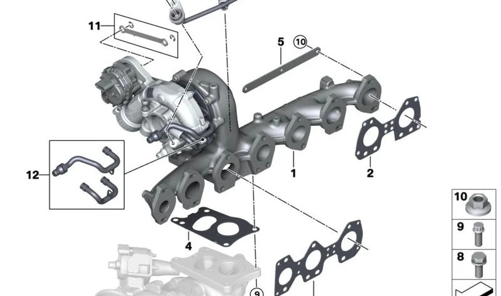 BMW G01 G02 G05 G06… Bağlantı Çubuğu Onarım Kiti 11657926392