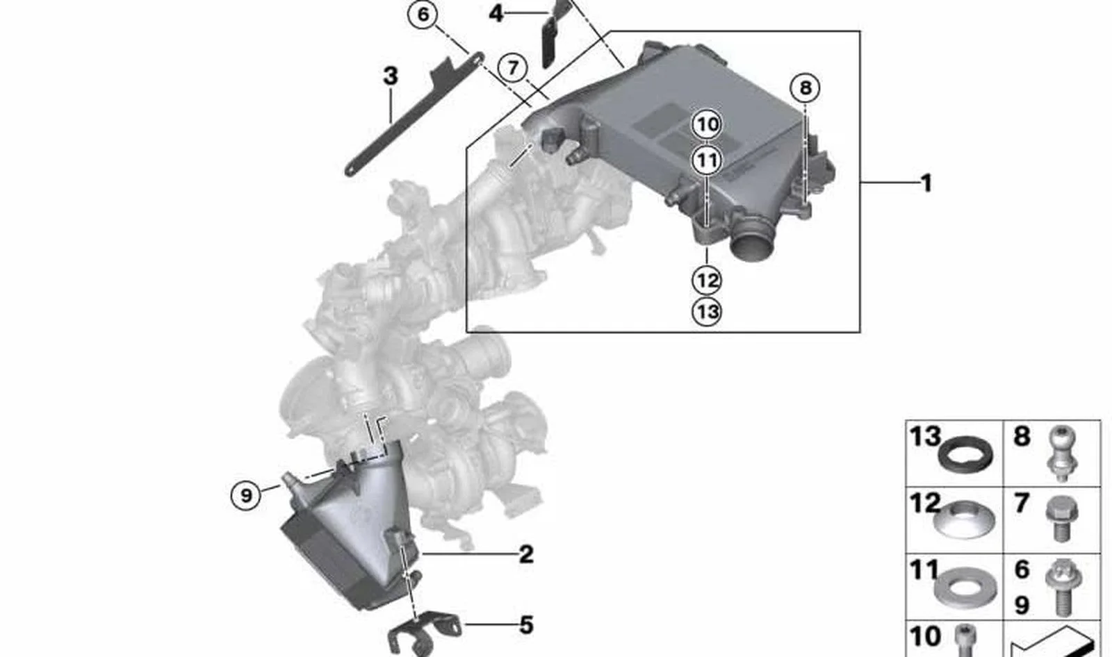BMW E70 E71 F01 F02… Güçlendirme Plakası 11658512191