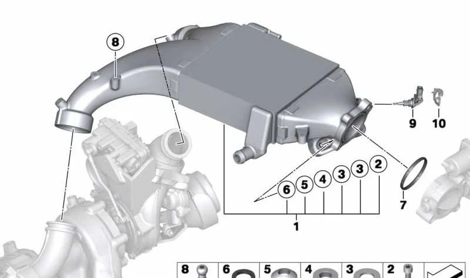 BMW E70 E71 F01 F02… Taşıyıcı Destek Yastığı 11658517271