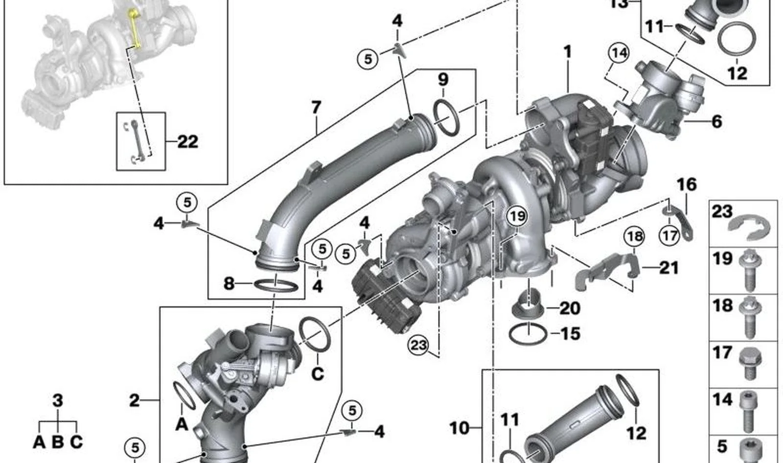 BMW E70 E71 F01 F02… O-Ring Sızdırmazlık Halkası 11658571304