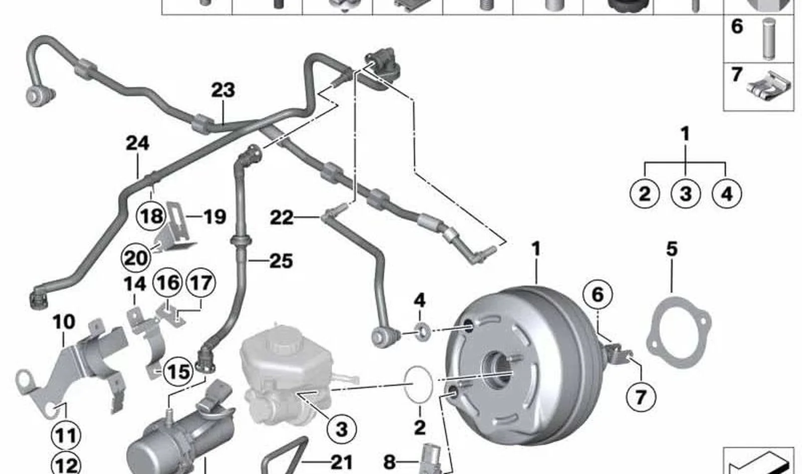 BMW F20 F21 F22 F23… Tek Yönlü Valfli Vakum Borusu 11667601031