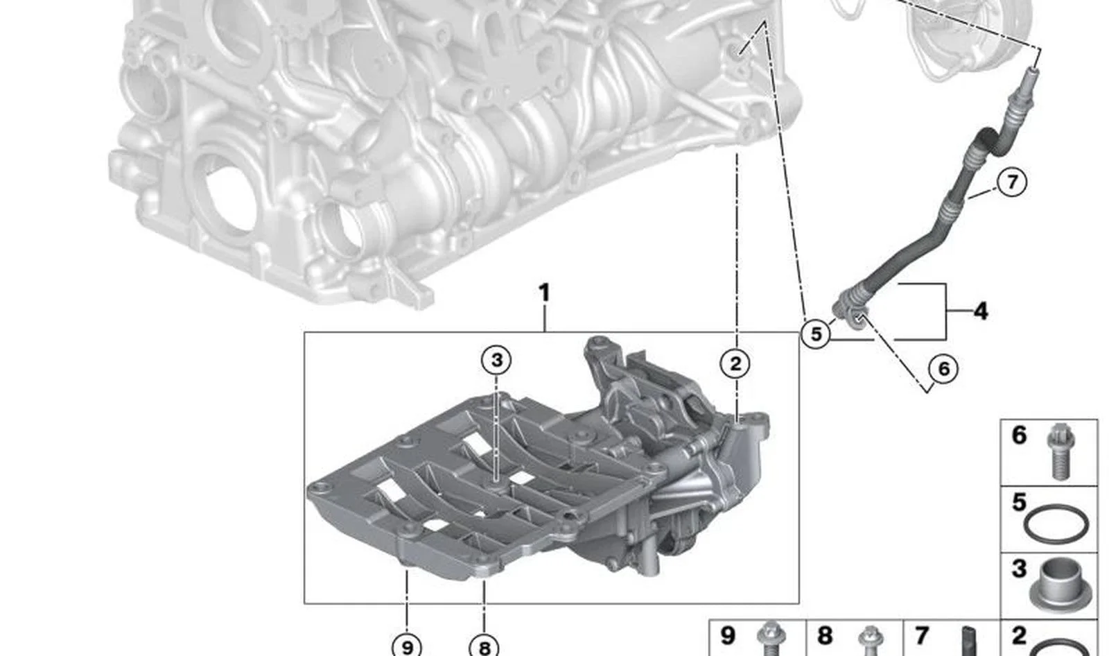 BMW F20 F21 F22 F30… Vakum Aktarım Borusu 11668510586