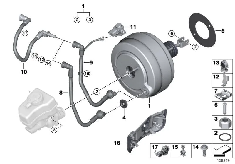 BMW 1 Serisi E81 Egzoz Fark Basınç Sensörü 11668676834