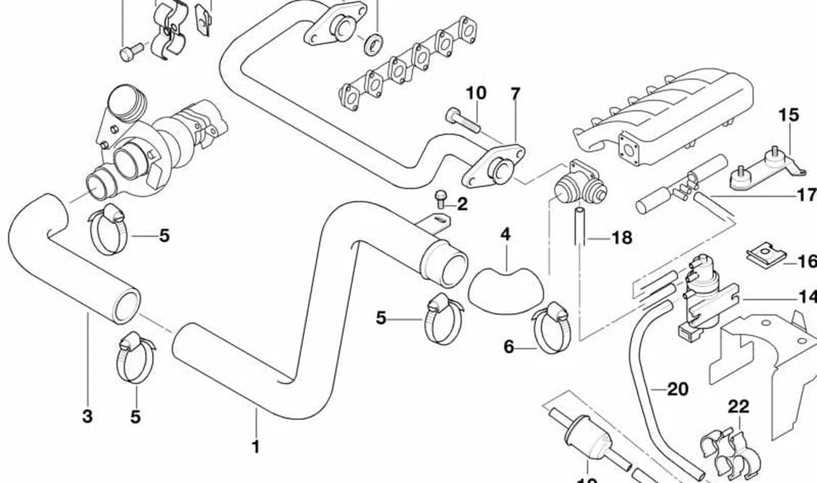 BMW E34 E36 E38 E39 Altıgen Başlı Motor Cıvatası 11712244540