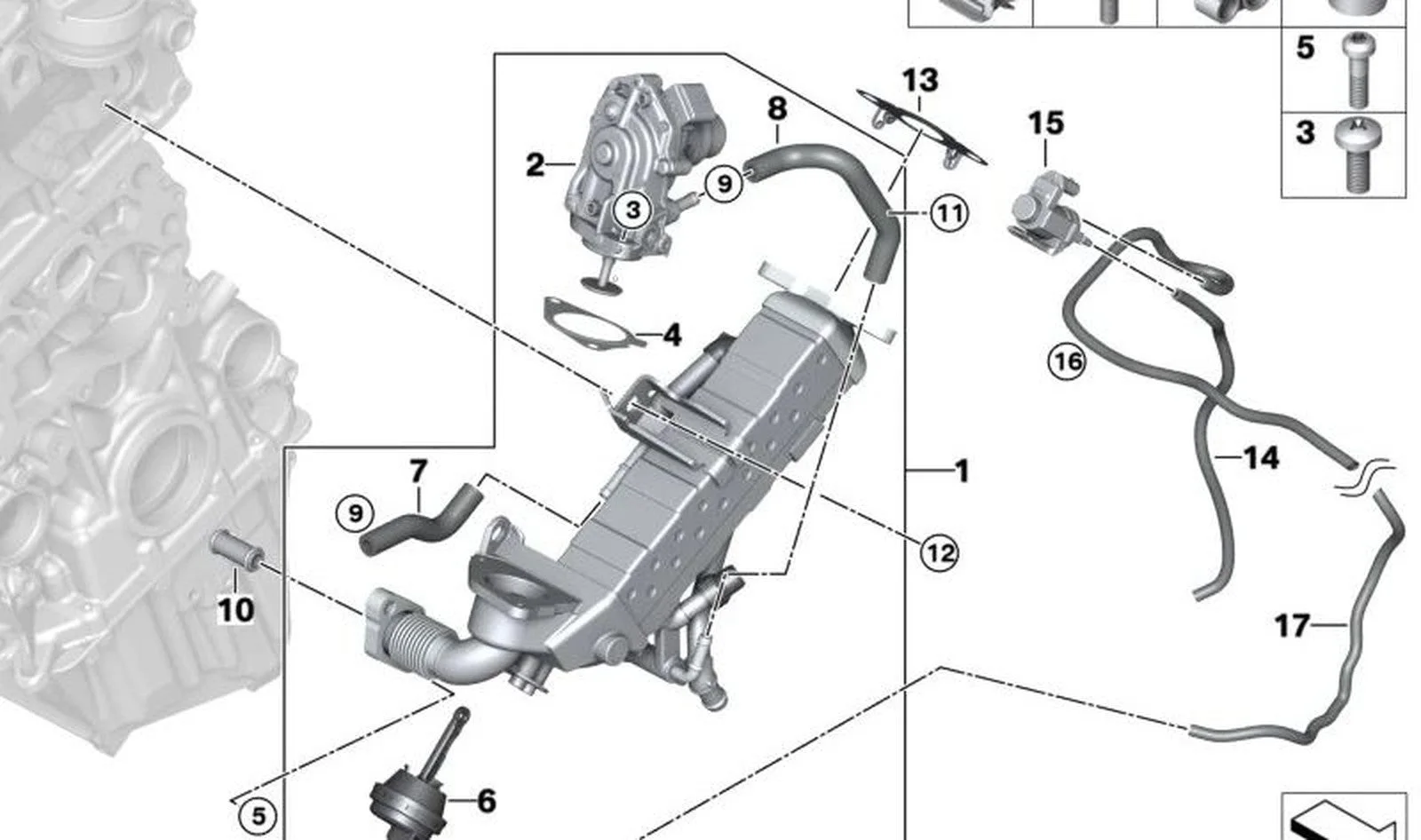 BMW F10 F11 F20 F21… Soğutma Suyu Gidiş Hortumu 11718570794