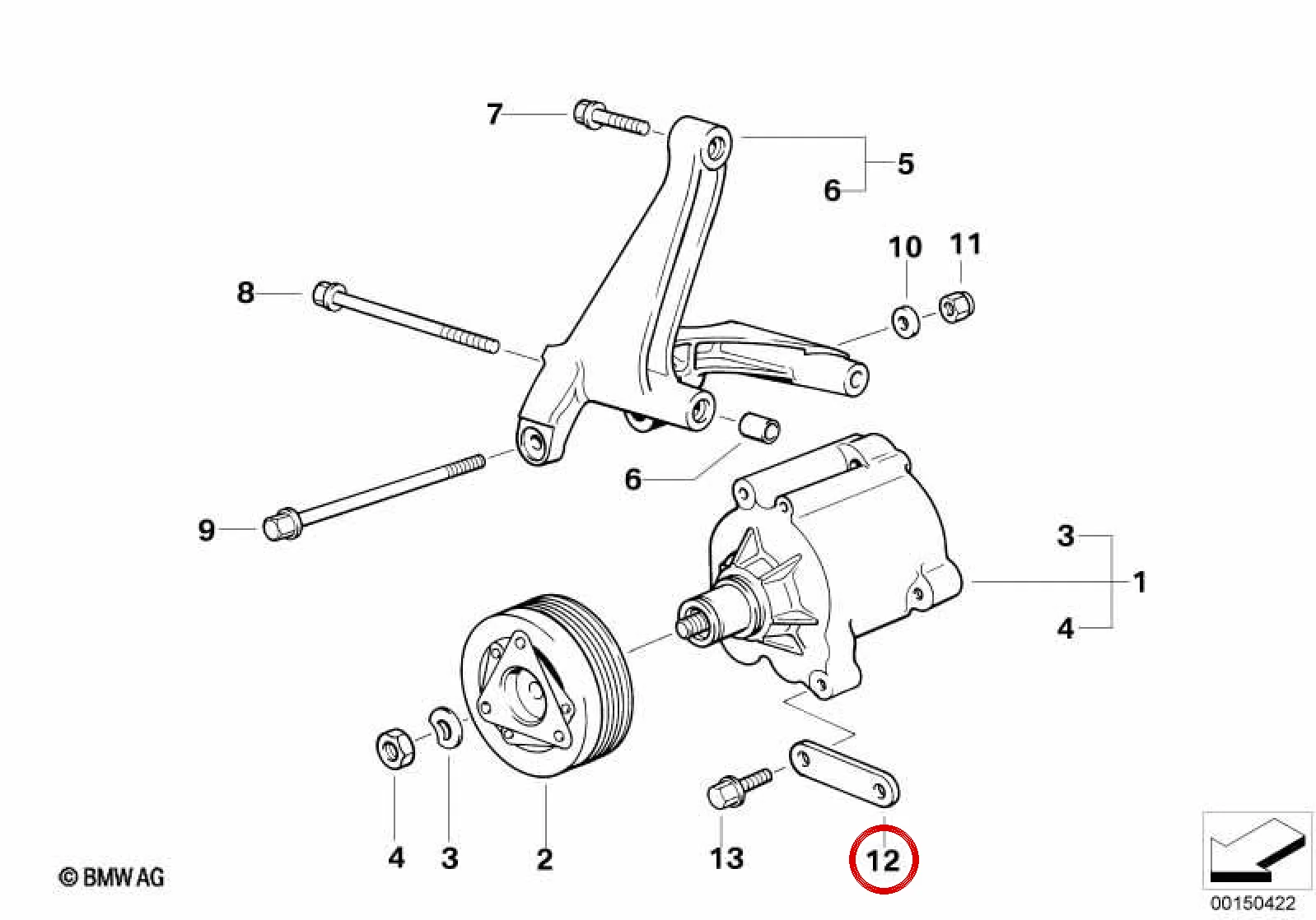 BMW 3 Serisi E36 Turbo Bağlantı Tutucu Sacı 11721402327