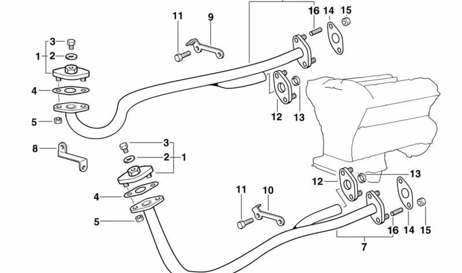 BMW E31 E38 Ön Tutucu Braket 11721704514