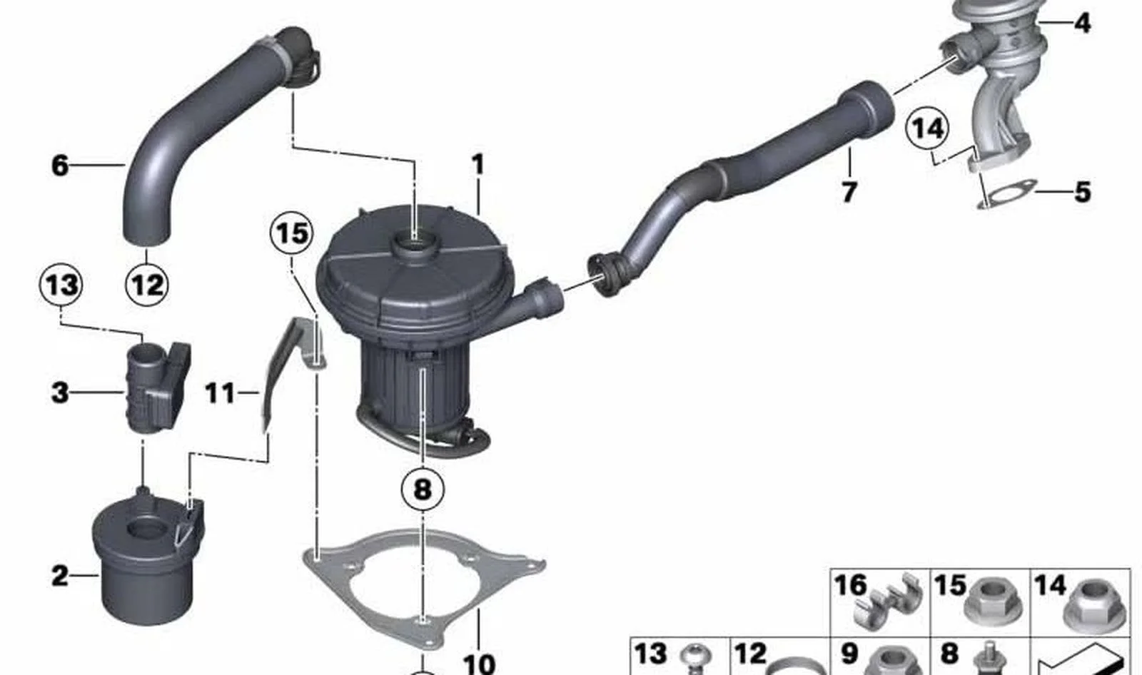 BMW E53 E60 E61 E63… Sekonder Hava Filtresi 11727534722