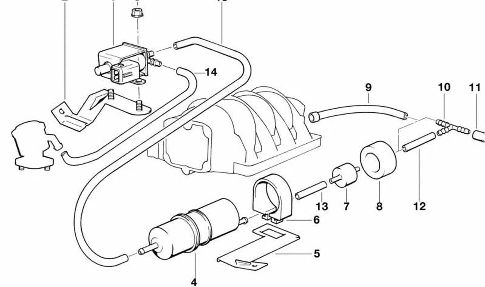 BMW E21 E24 E28 E30… T Bağlantı Parçası 11731261489