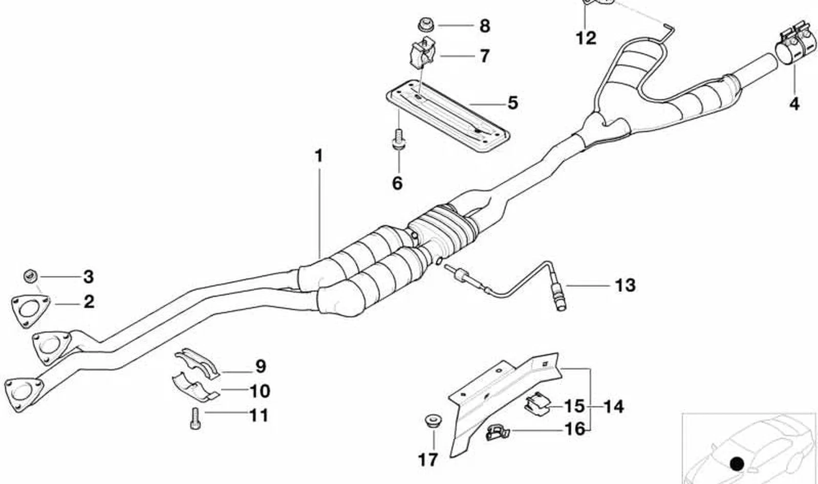 BMW E39 E60 E61 E63… Tutucu Braket 11787547163