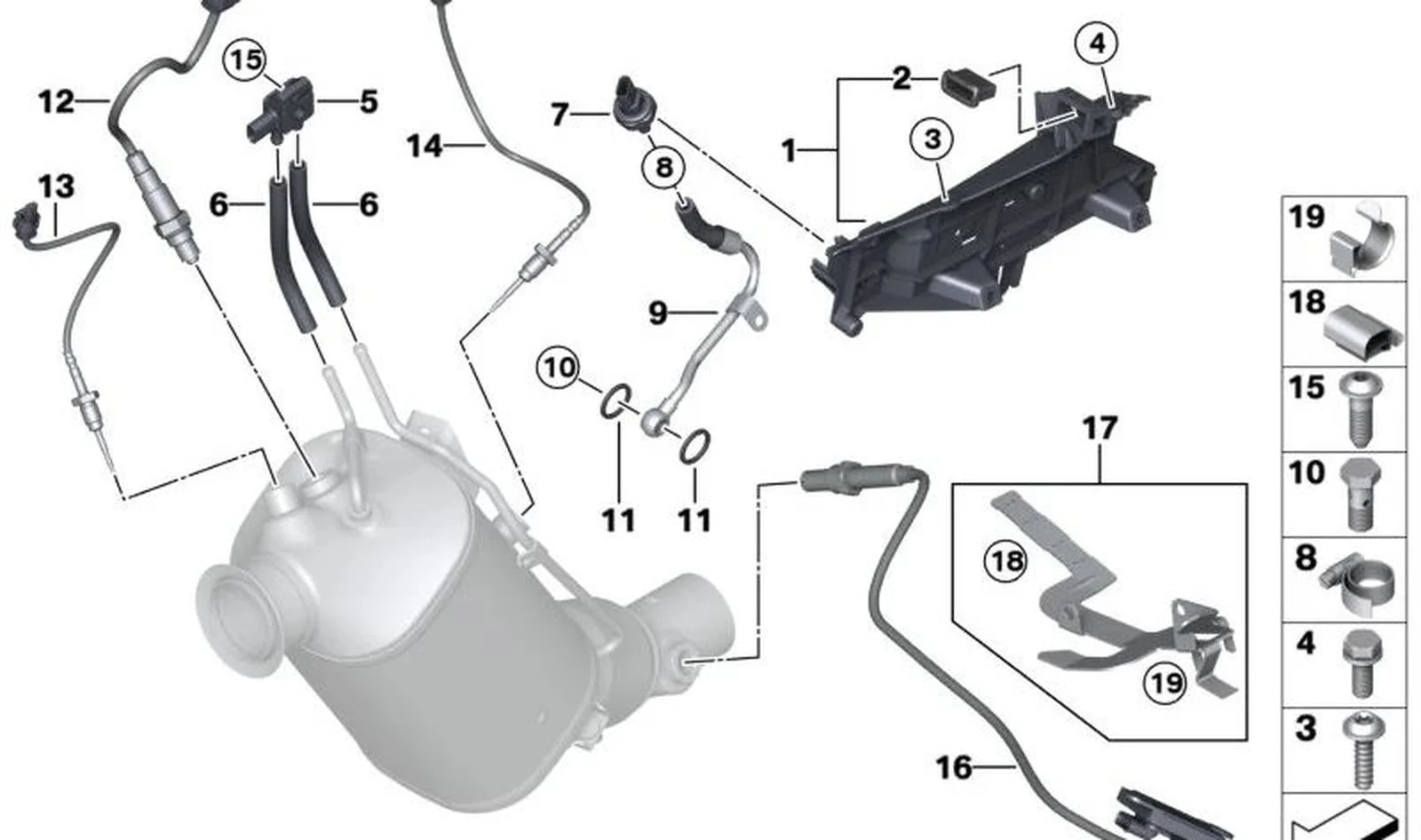 BMW E60 E61 E63 E64… Kablo Kelepçesi 17,4x9,9 11787567189