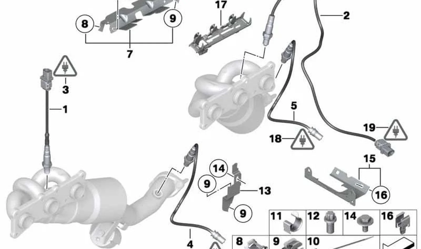 BMW X3 F25 Kontrol Lambda Sondası 11787596909