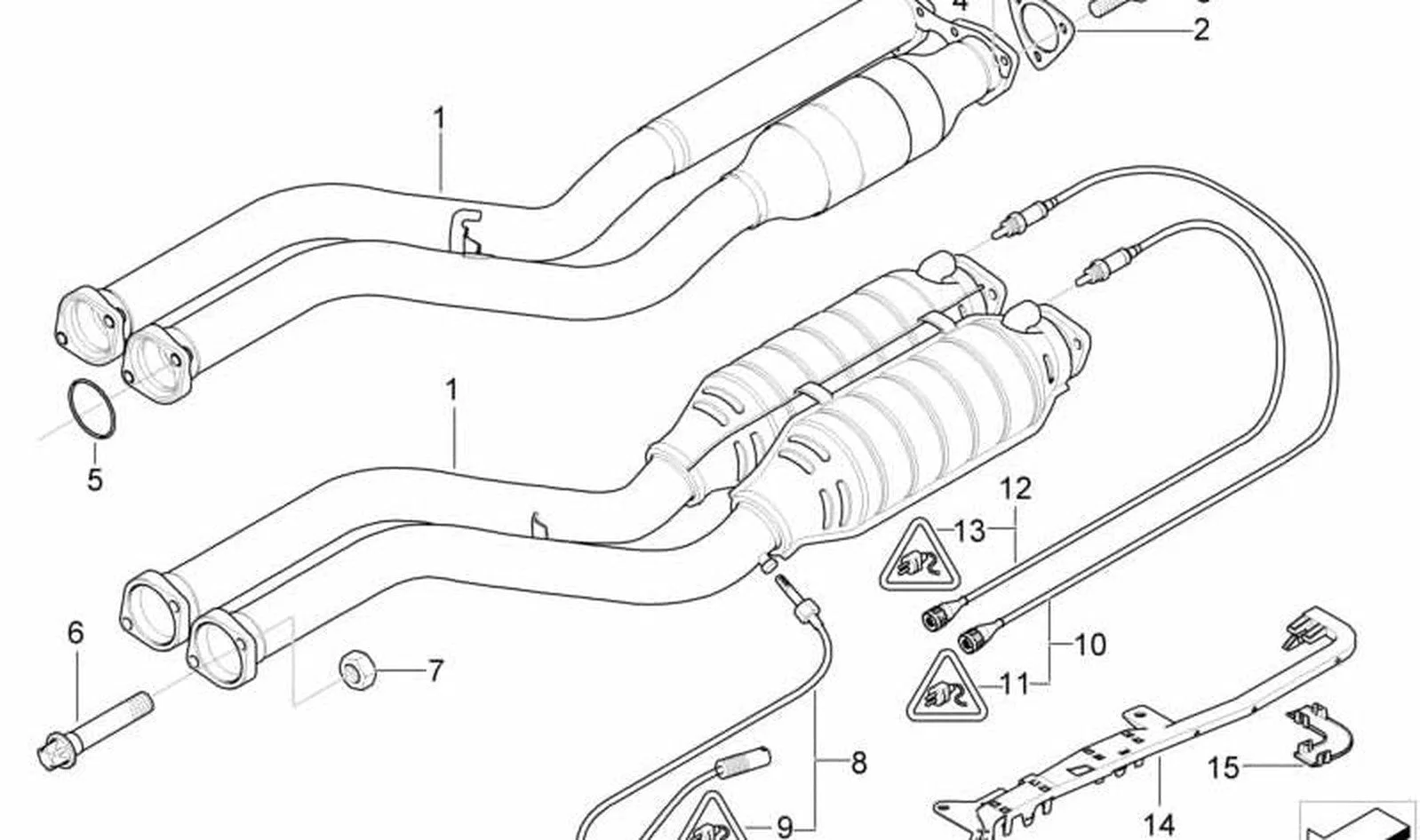 BMW 3 Serisi E46 Kablo Kılavuzu 11787831182