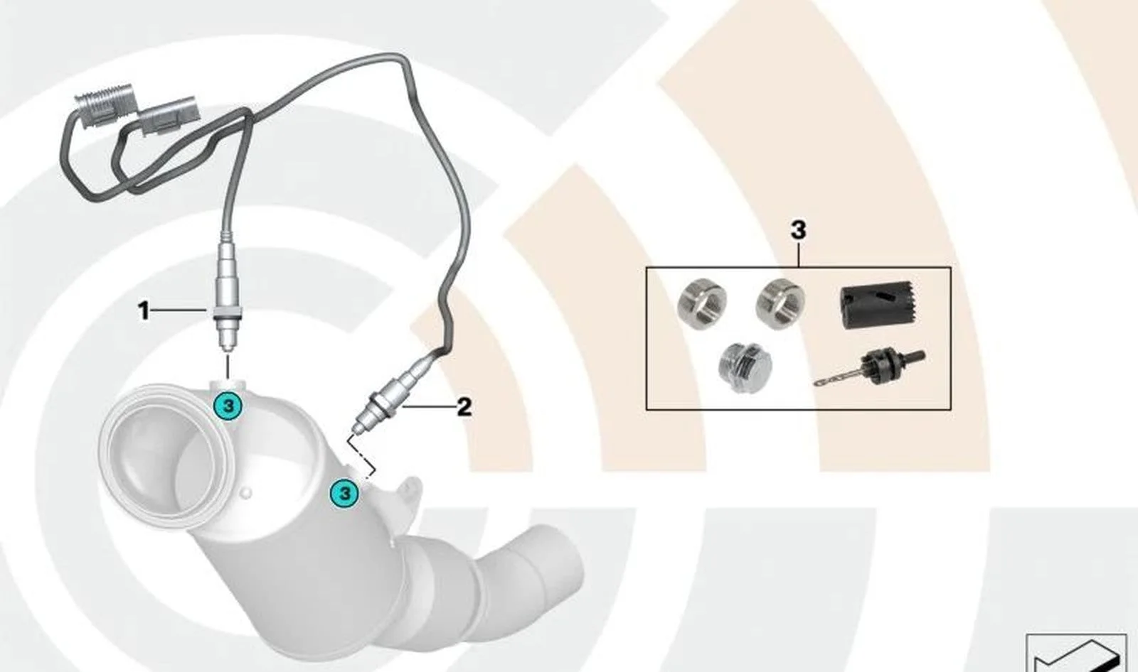 BMW G01 G02 G05 G06… Lambda Regülasyon Sondası 11788689862
